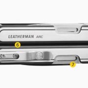 Multitool Leatherman ARC Czarna powłoka DLC i stal nierdzewna