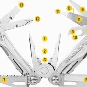Multitool Leatherman Sidekick Stal nierdzewna
