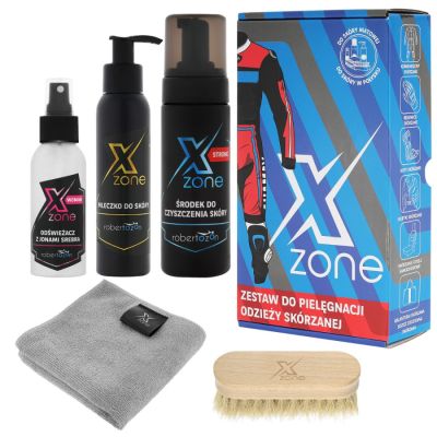 Zestaw do czyszczenia oraz konserwacji odzieży skórzanej STRONG z jonami WOMAN Xzone