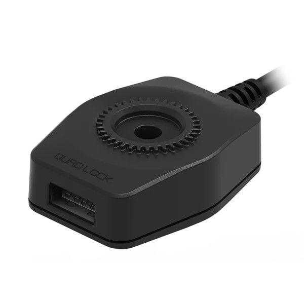 Ładowarka motocyklowa USB Quad Lock czarny