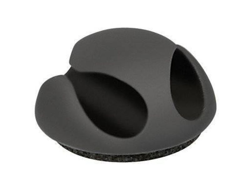LAMPA 70036 przyklejany uchwyt na przewody czarny