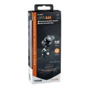 Titan Opti Bar, mocowanie do lusterka i poprzeczki Lampa czarny