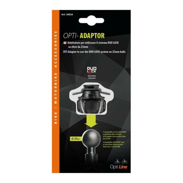 Opti Adapter, adapter do kulek 25 mm Lampa czarny