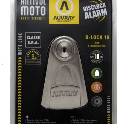 Nierdzewna Blokada Na Tarczę Z Alarmem Auvray B-lock 10