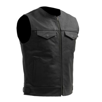 Skórzana kamizelka motocyklowa Broger Blade Black 9XL