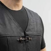 Skórzana kamizelka motocyklowa Broger Clubman Black