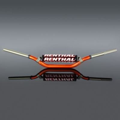 Renthal Kierownica 1,1/8 Cala (28,6mm) Mx Twinwall 994 Kolor Pomarańczowy Z Gąbką
