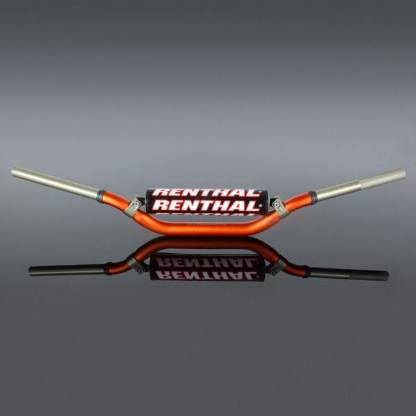 Renthal Kierownica 1,1/8 Cala (28,6mm) Mx Twinwall 994 Kolor Pomarańczowy Z Gąbką 