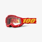 Gogle 100% Accuri 2 RED - CLEAR LENS