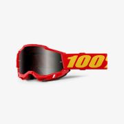 Gogle 100% Accuri 2 SAND RED - SMOKE LENS