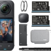 Motocyklowy zestaw kamery Insta360 X5 Essentials Bundle 