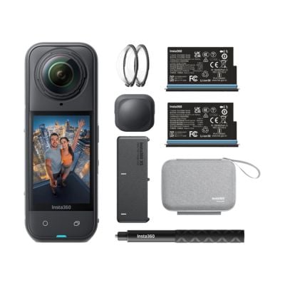 Motocyklowy zestaw kamery Insta360 X5 Essentials Bundle