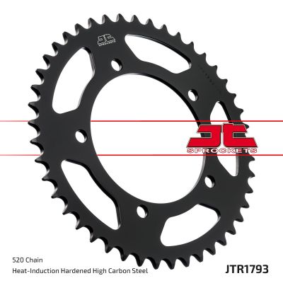 JT Zębatka Tylna JTR1793 rozmiar 520 Standardowa Tył 43