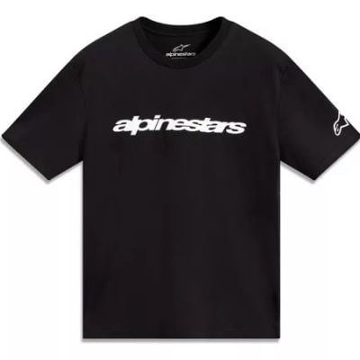 Koszulka Alpinestars Race Wordmark CSF Black White S