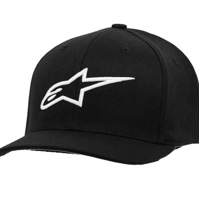 Czapka z daszkiem Alpinestars Ageless Curve Black White L/XL