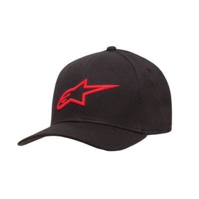Czapka z daszkiem Alpinestars Ageless Curve Black Red L/XL