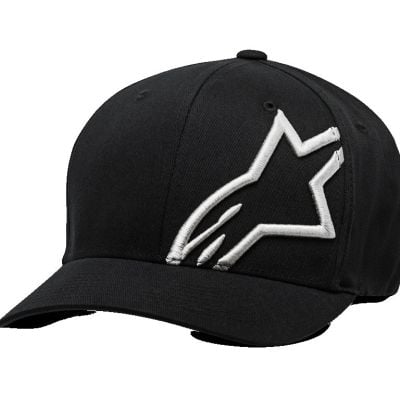 Czapka z daszkiem Alpinestars Corp Shift 2 Curved Bill Black White L/XL