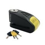 Blokada na tarczę z alarmem AUVRAY B-LOCK 14 - czarno-żółta, średnica bolca 14 mm
