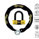 Zestaw łańcuch lasso z kłódką XTREM MINI AUVRAY - długość 120 cm, średnica 12 mm