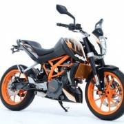 Mocowanie Tablicy Rejestracyjnej Rg Racing Ktm 125 / 200 Duke, 390 Duke Do 14- Black 