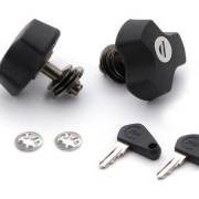 Zestaw Zabezpieczający Stelaże Evo Przed Kradzieżą Sw-Motech Anti-Theft 2 Klucze Black 