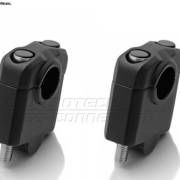 Zestaw Podwyższajľcy Kierownicę 22Mm Podwyższenie 30Mm Black Sw-Motech 