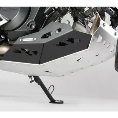 Osłona Silnika, Płyta Pod Silnik Sw-Motech V-Strom 1000 With Crash Bar, Black/Silver