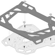 Rozszerzenie Bagażnika Tylnego Adventure-Rack Sw-Motech Black 45X30Cm 