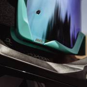 GOGLE IMX ENDURANCE (2 Szyby) Race Turquoise Matt/ Black - Szyba Iridium Green + Clear