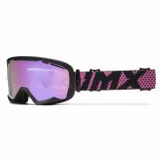 GOGLE IMX ENDURANCE (2 Szyby) Flip Black Matt/ Pink - Szyba Iridium Pink + Clear