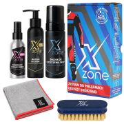 Zestaw do pielęgnacji odzieży skórzanej Xzone normal + mleczko + jony woman + szczotka