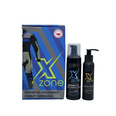 Xzone Zestaw do czyszczenia i konserwacji odzieży skórzanej normal + mleczko