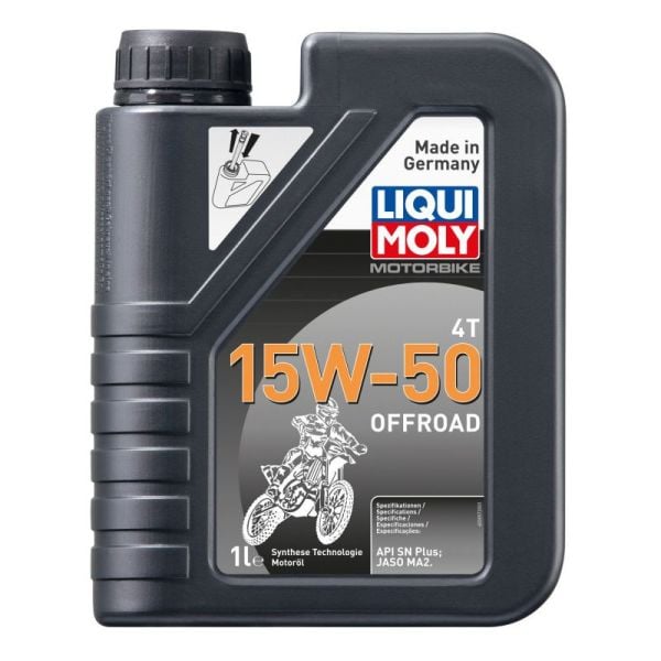 LIQUI MOLY Olej silnikowy półsyntetyczny do motocykli 15W50 Offroad 