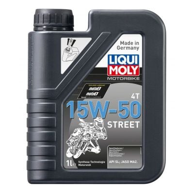 LIQUI MOLY Olej silnikowy półsyntetyczny do motocykli 15W50 Street 4T 1