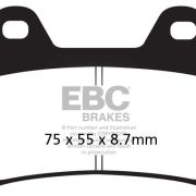 Klocki hamulcowe EBC FA244 Organic