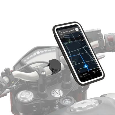 Magnetyczny uchwyt do telefonu na kierownicę motocykla + Etui Shapeheart XL