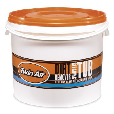 Twin Air Wiadro z Sitem i Pokrywą Do Mycia I Czyszczenia Gąbkowych Filtrów Powietrza