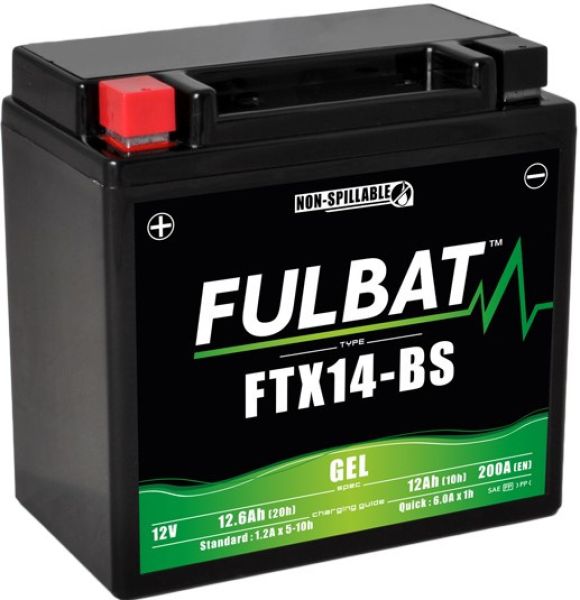 Akumulator żelowy Fulbat YTX14-BS (bezobsługowy) 