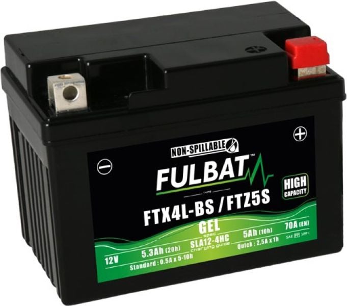 Akumulator żelowy Fulbat YTX4L-BS (bezobsługowy) 