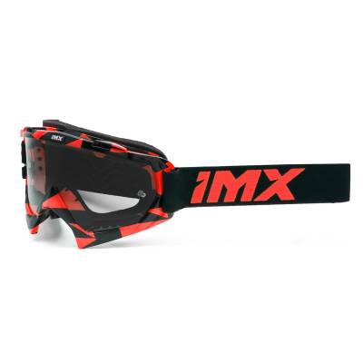 GOGLE IMX MUD (SZYBA CLEAR) Graphic Red Gloss/Black