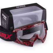 GOGLE IMX MUD (SZYBA CLEAR) Graphic Red/Black