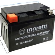 Akumulator Moretti AGM (Gel) MT12A-BS 