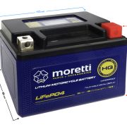 Akumulator Moretti MFPX4L litowo jonowy 