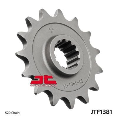 JT Zębatka Przednia JTF1381 rozmiar 520 Standardowa Przód  15