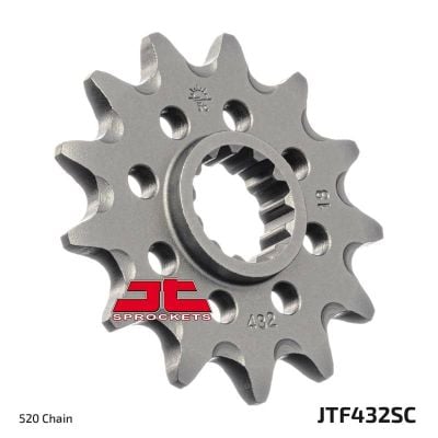 JT Zębatka Przednia JTF432 rozmiar 520 Lekka samoczyszcząca Przód  13