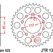 JT Zębatka Tylna JTR1332 rozmiar 525 Standardowa