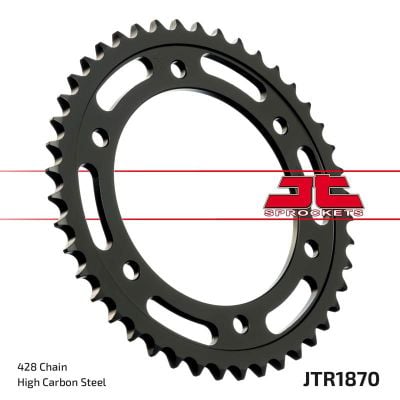 JT Zębatka Tylna JTR1870 rozmiar 428 Standardowa Tył 44