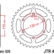 JT Zębatka Tylna JTR486 rozmiar 520 Standardowa