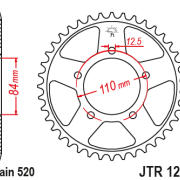 JT Zębatka Tylna JTR1225 rozmiar 520 Standardowa