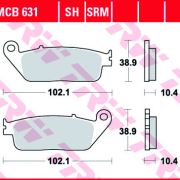 Klocki hamulcowe TRW MCB631 Sinter street